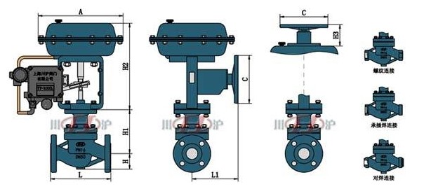 氣動套筒調(diào)節(jié)閥結構圖